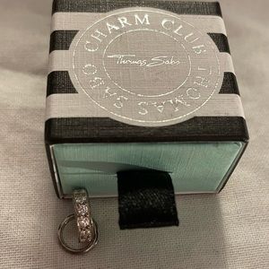 Thomas Sabo Silver Crystal Circle Charm